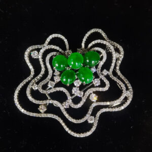 Emerald Brooch