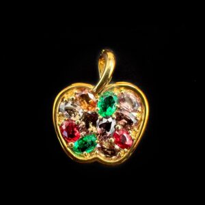Colored Gemstone Pendant