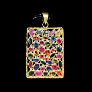 Color Sapphire Pendant