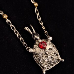RUBY chain pendant